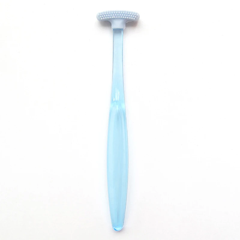 

Rubber Brush Toothbrush Health Tongue Scraper Mouth Hygiene Care Oral Cleaner Fresh Breath Maker Teeth Cleaning