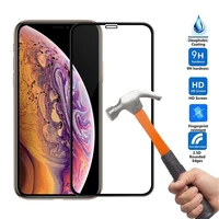curved full screen glass for iphone xr x screen protector protective glass for iphone xs max xs tempered film