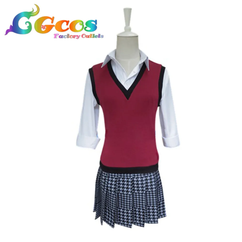 CGCOS Бесплатная доставка костюм для косплея kakeguurui Midari Униформа икишима аниме
