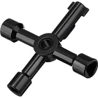 4-сторонний многофункциональный ключ для электросчетчика воды и газа, открывающийся ключ для шкафа