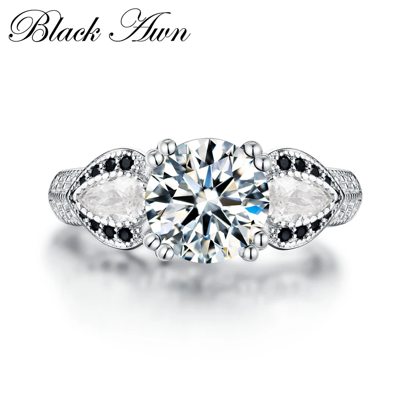 

Неоготические ювелирные изделия из стерлингового серебра 925 пробы, модные обручальные кольца для женщин, Женское кольцо для помолвки перст...