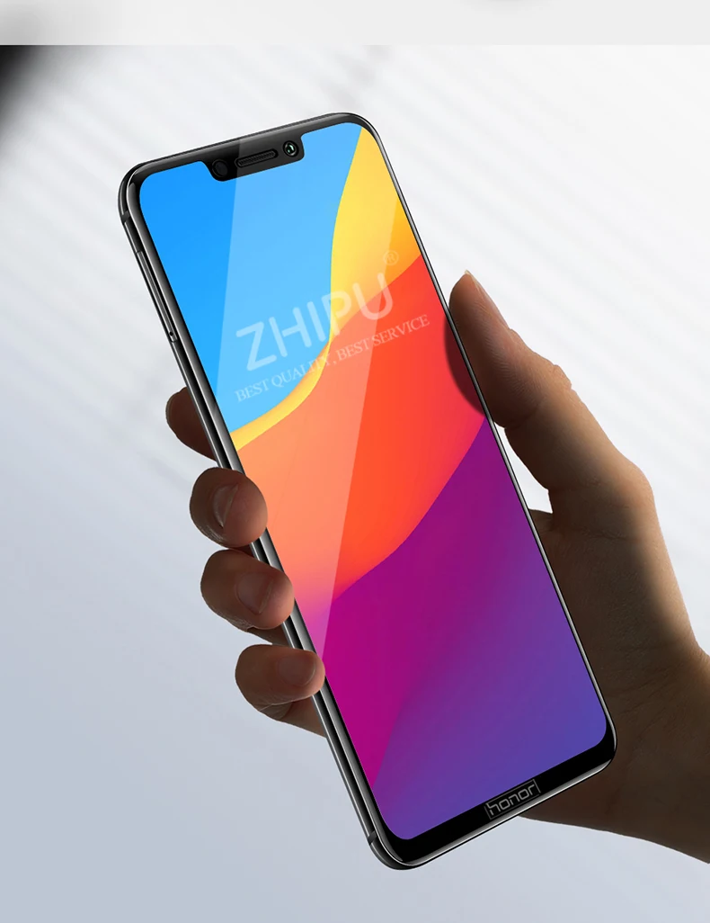 6D закаленное стекло для HUAWEI honor Play 6,3 полное покрытие изогнутая защитная пленка на экран для honor Play Премиум защитное стекло