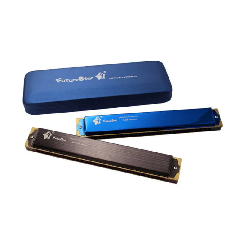 

24 Hole Harmonica Tremolo Key Of C Play Harmonica Mouth Organ Harp Musical Instruments For Beginners