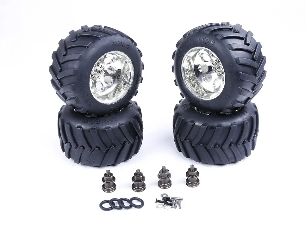 Losi 5ive-t шины 1 комплект подходит для 1/5 RC Rovan LT запчасти грузовиков