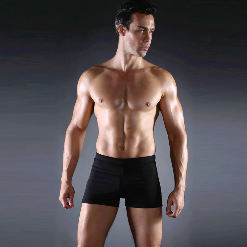Мужские купальные костюмы мужские плавки трусы-боксеры для плавания легкие