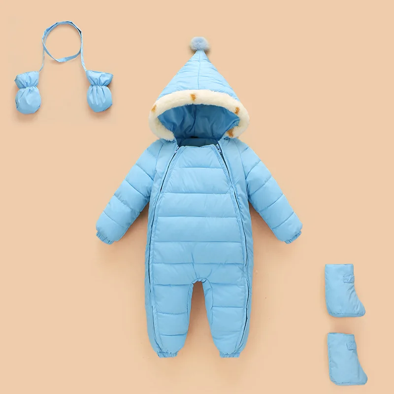 Детские зимние комбинезоны толстый костюм для мальчиков теплый зимний