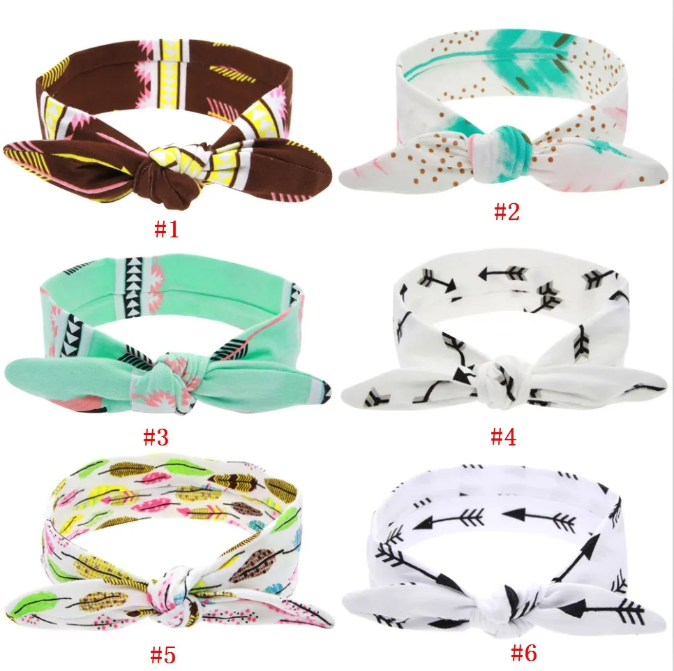 

5 pair / lot , Accessories All Cotton Headband headwear Messy Bow Headwrap Sweet DIY