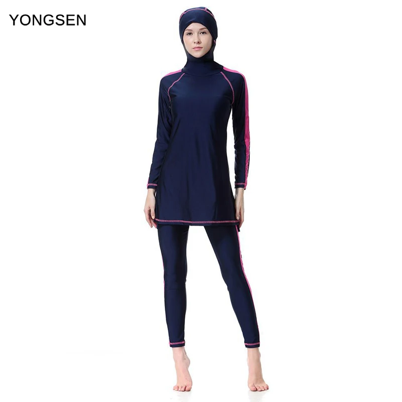 YONGSEN Мусульманский купальник для женщин большие размеры Буркини мусульманский