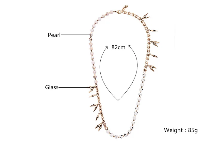 Bulk Price Latest Popular Amazing Accessories Round Simulated Pearl Necklace for Mother to Send Mom as Birthday Gift |