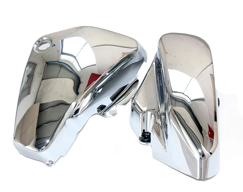 Одна пара хромированных боковых чехлов на левый и правый Аккумулятор для