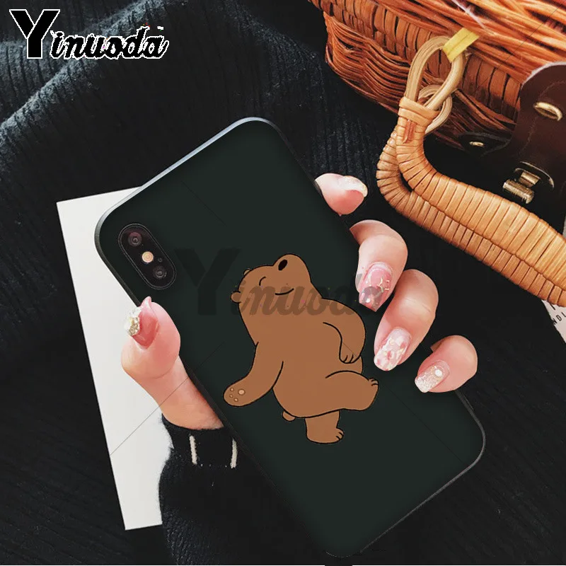 Yinuoda Мы Голые Медведи miniso Coque чехол для телефона для iPhone 6S 6plus 7plus 8 8Plus X Xs MAX 5 5S XR
