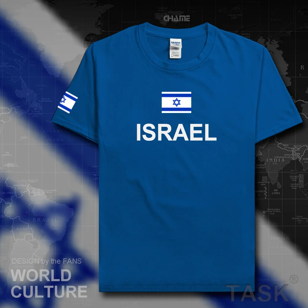 Israel Israeli men t shirt 2017 jerseys nation team cotton t-shirt sporting meeting fitness gyms clothing tees country tshirt | Мужская