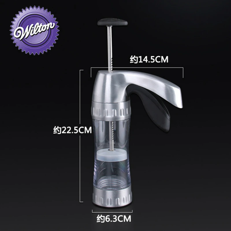 Wilton из нержавеющей стали печенье машина пистолет соковыжималка форма для