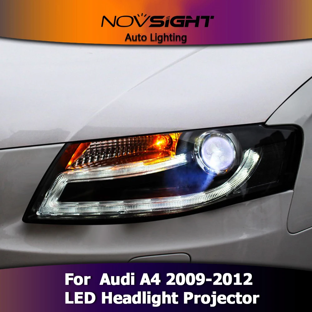 NOVSIGHT 2 шт. автомобильный Стайлинг для фар DRL свет указатель поворота лампа набор