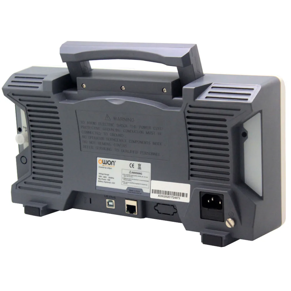 OWON XDS3202E осциллограф 200Mhz1G 2chs8 биты ADC40M длина записи комплект для декодирования 75000