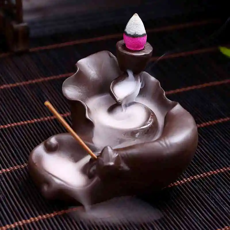 The Lovely Little Monk Buddha курильница с обратным потоком держатель для благовоний