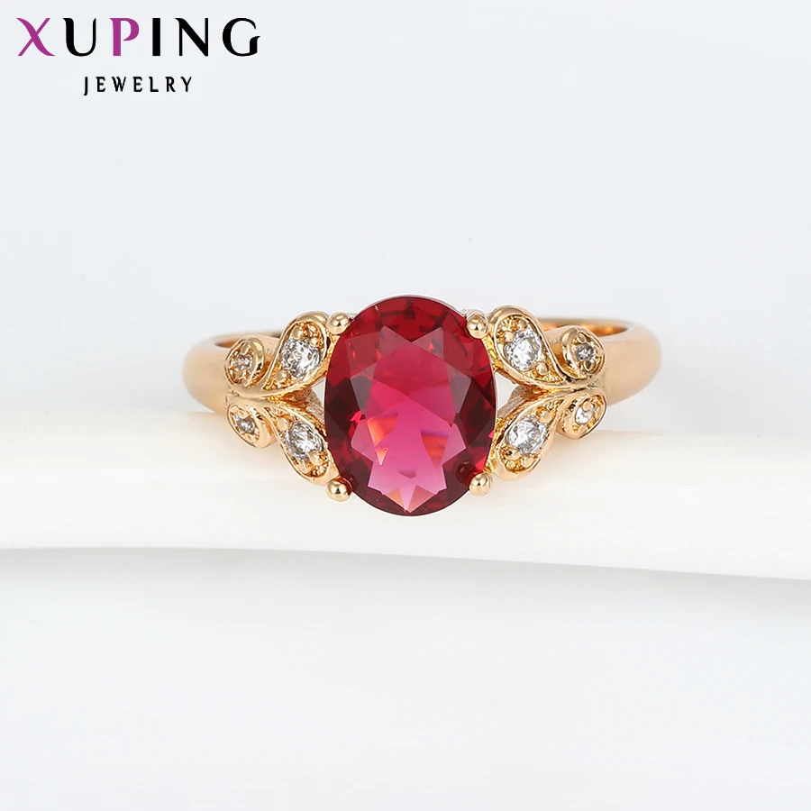 Xuping женское кольцо, высокое качество, брендовый дизайн, женские свадебные кольца с белым \ фиолетовым, Рождественский подарок S30, 4 \ S20, 2-11709