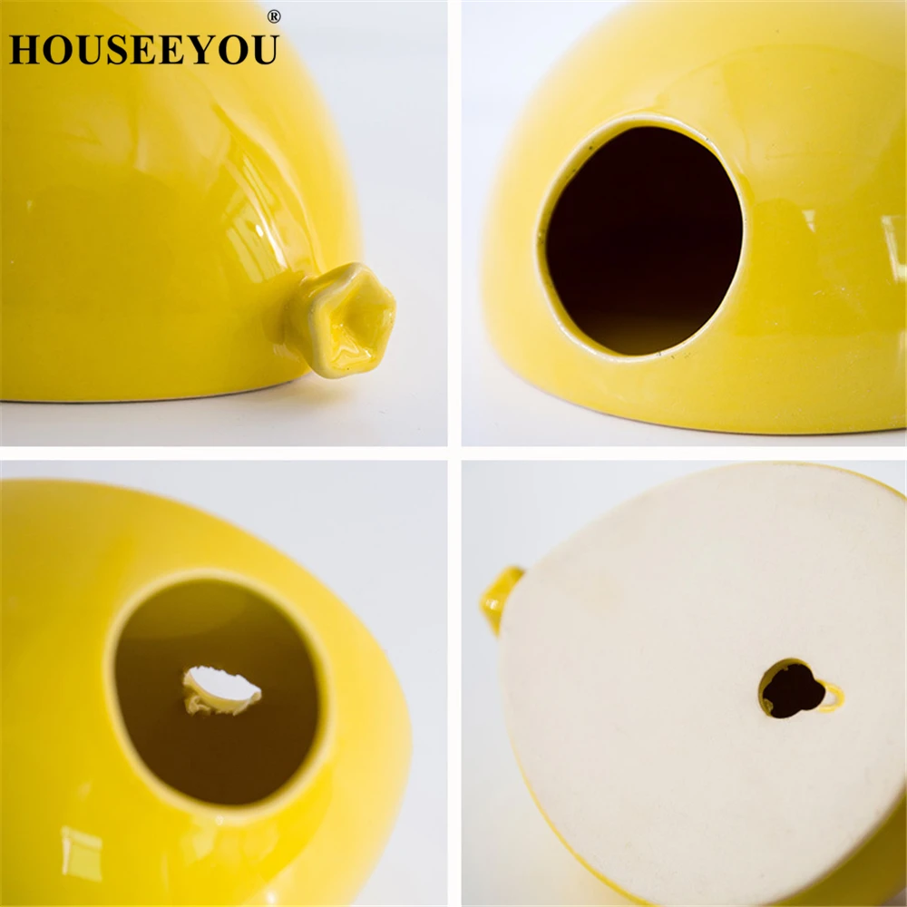 Креативный красочный керамический шар настенный цветочный горшок для детской