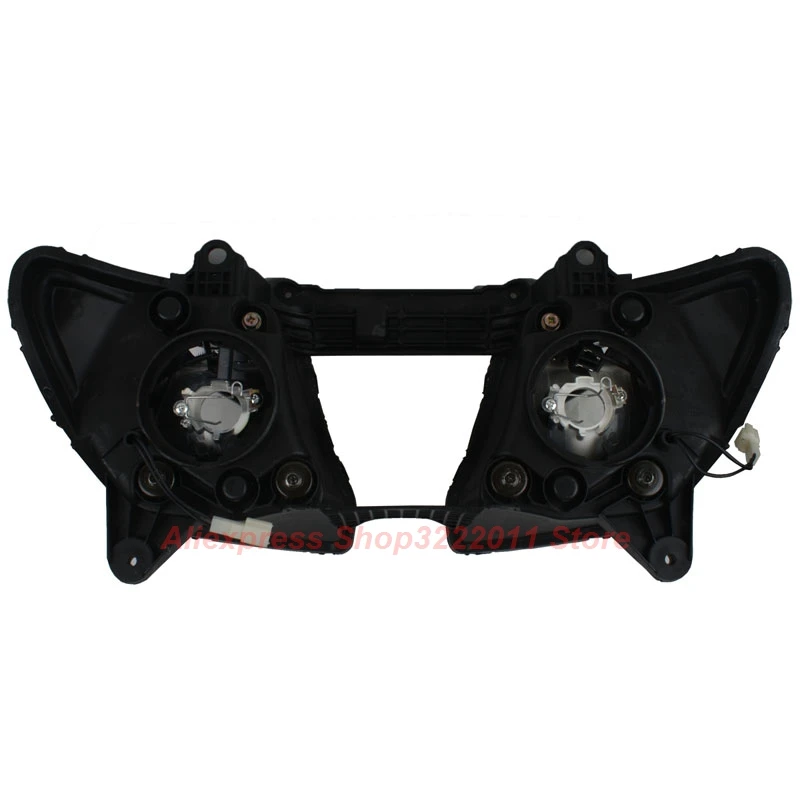 

Clear Lens Motorcycle Plastic Front Light Lamp Case For Kawasaki ZX10R 2011 2012 Headlight Housing Set
