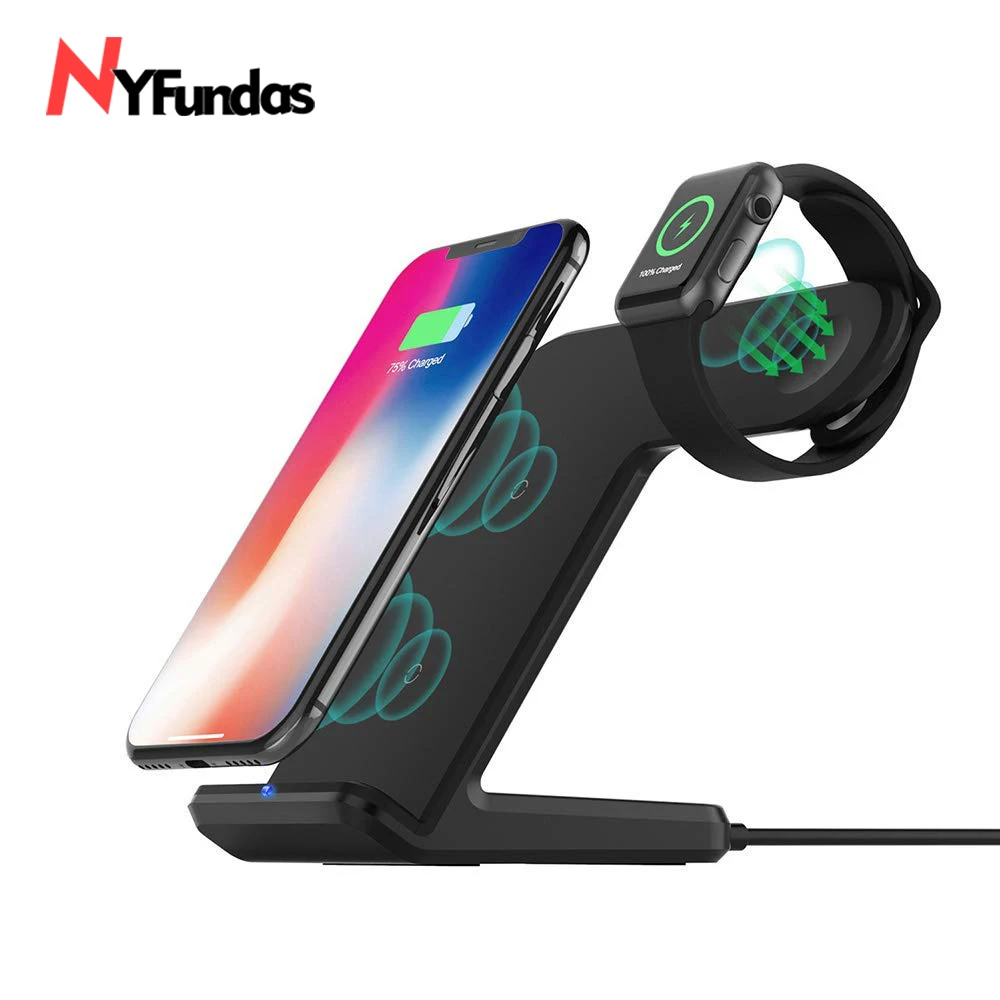 Беспроводное зарядное устройство NYFundas для Apple Watch подставка беспроводного