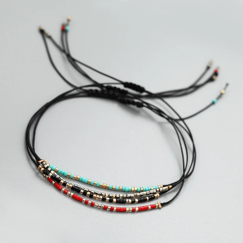 Новый летний браслет 2019 модный для женщин милый мини различных цветов с бусинами