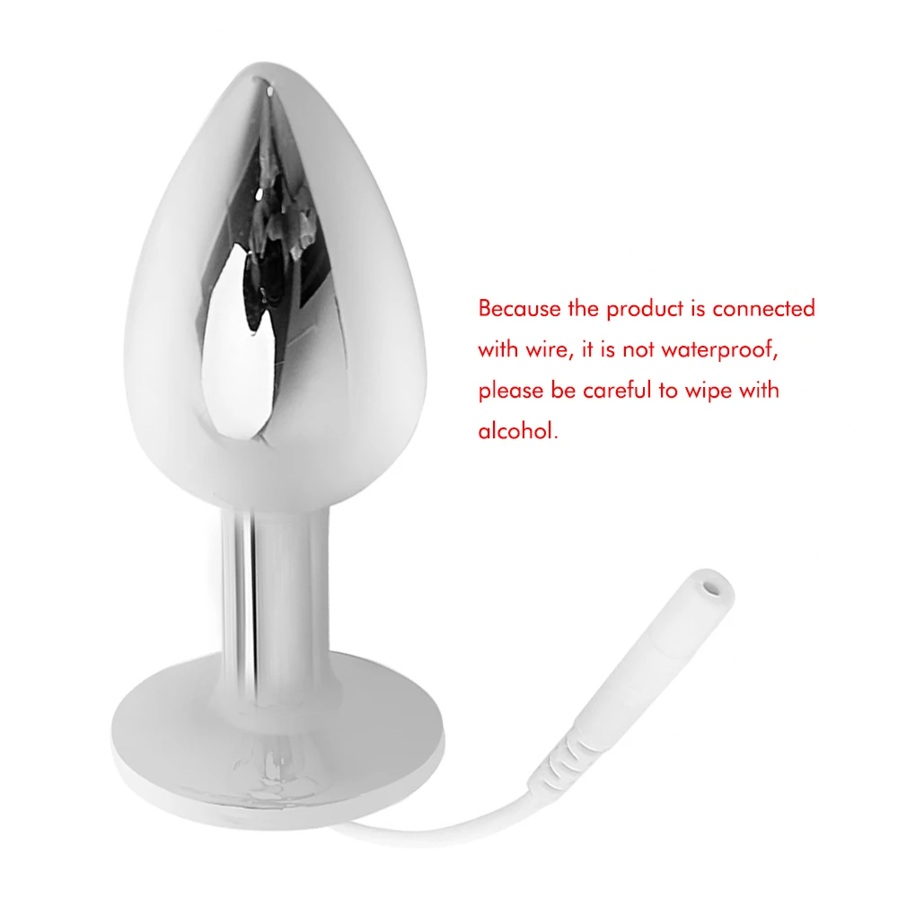 Electro Vaginal Butt Plug &amp Anal For Pulse Therapy Massager Electric Shock Metal Dildo Beads Sex Toys Men Women | Красота и