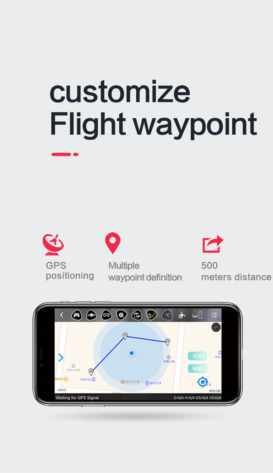 OTPRO Дрон O3 Радиоуправляемый Дрон Квадрокоптер 5G 1080P широкоугольный Wi-Fi FPV HD камера gps положение слежение за циркулированием высота парения X183