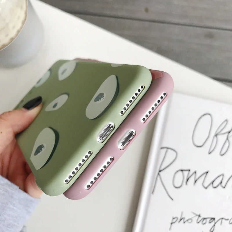 Candy Color INS Floral Sun Flower Cartoon Fruit Phone Case Cover For iPhone X XR XS Max 8 7 6 6s Plus Soft Silicone TPU Coque |