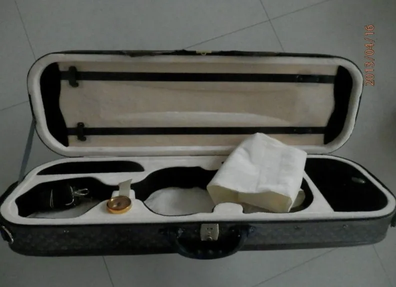 Скрипки чехол темно Цвет новые и amp Отличная скрипка 4/4 сильный светильник