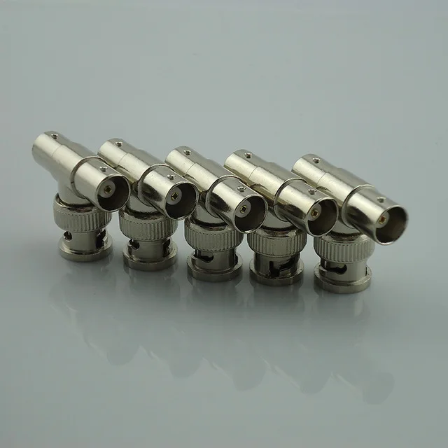Коаксиальный разъем BNC CCTV RG59 100 шт. с 1 штекера на 2 гнезда переходник вилка