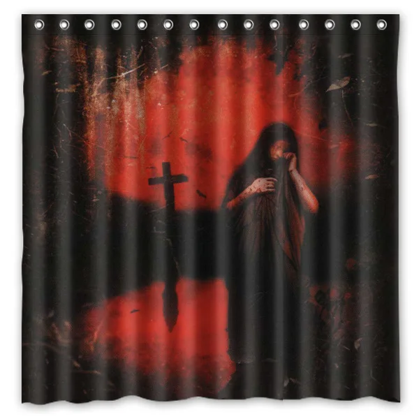 Шторы для душа из полиэстера водонепроницаемые и моющиеся занавески с принтом 72