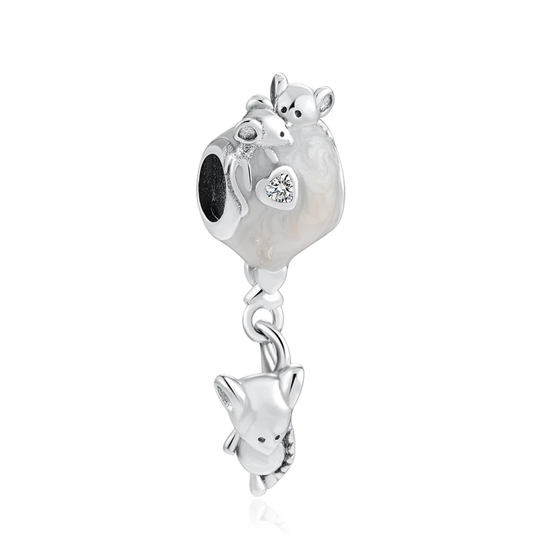 Yanxizao 2018 Новый Fit Pandora браслет с подвесками 925 серебряные бусины безопасная цепь