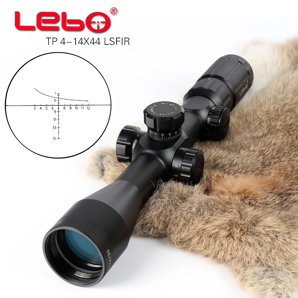 Тактический Оптический прицел LEBO TP 4 14X44SFIR первый фокусный самолёт регулировка