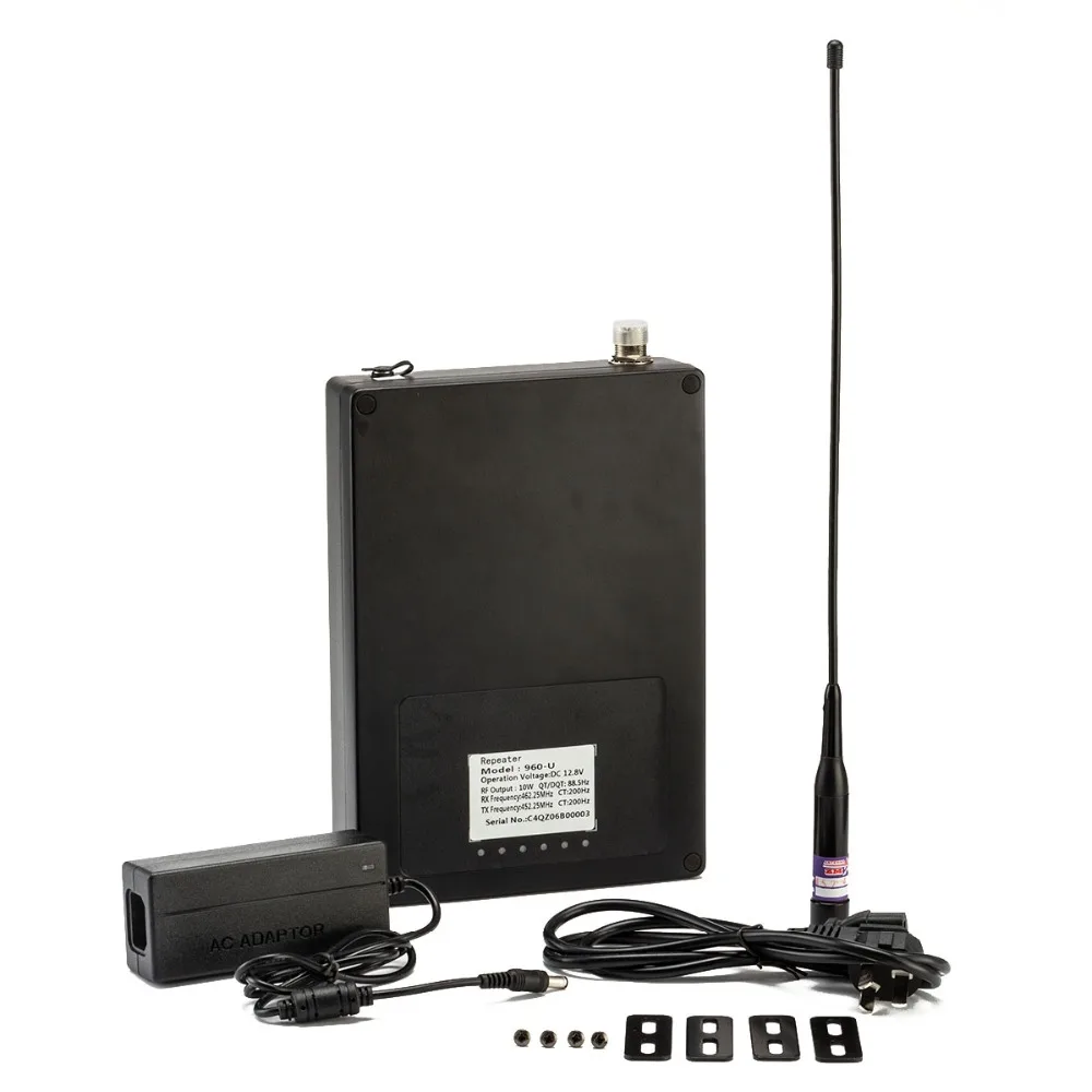 Портативный ретранслятор Abbree AR 960U UHF 462 25 МГц CT:200 Гц 16 каналов CTCSS для рации
