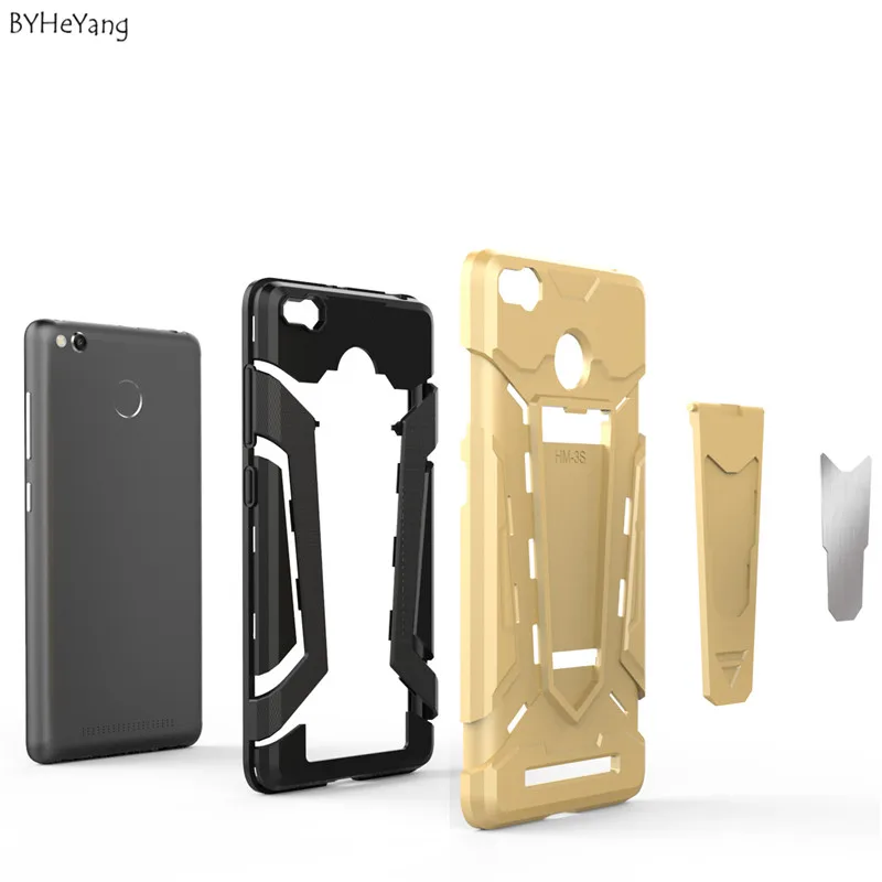 BYHeYang для Xiaomi Redmi 3 S Чехол Силиконовый ТПУ PC задняя крышка чехол Автомобильный