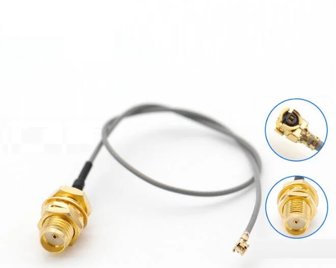 50 шт. SMA кабель прямой разъем к IPEX гнездовой RF Pigtail uFL/u.FL/антенна IPX адаптер провод