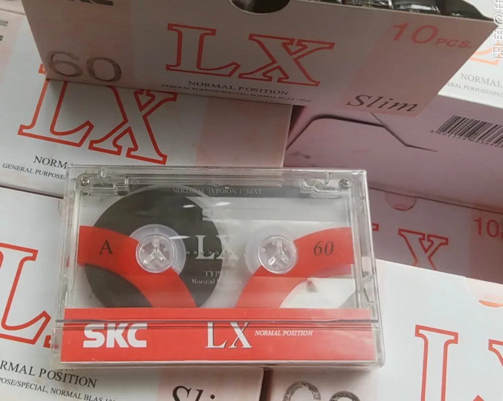 Оптовая продажа 5 шт. 60 минут SKCLX запись в обычном положении типа 1|blank cassette tapes|cassette