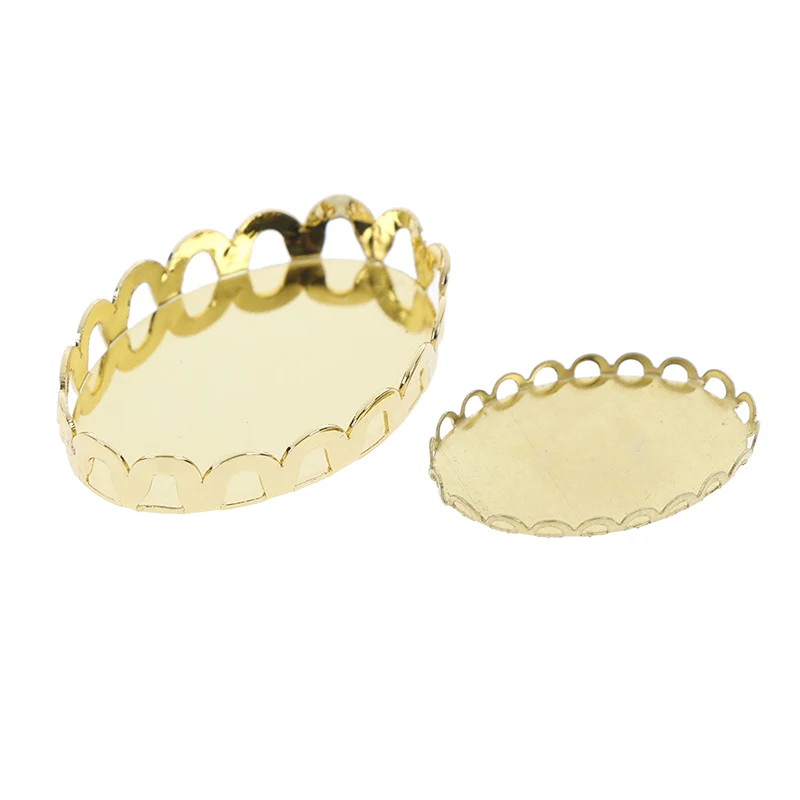 1/12 кукольный домик Миниатюрные аксессуары мини металлический поднос для фруктов