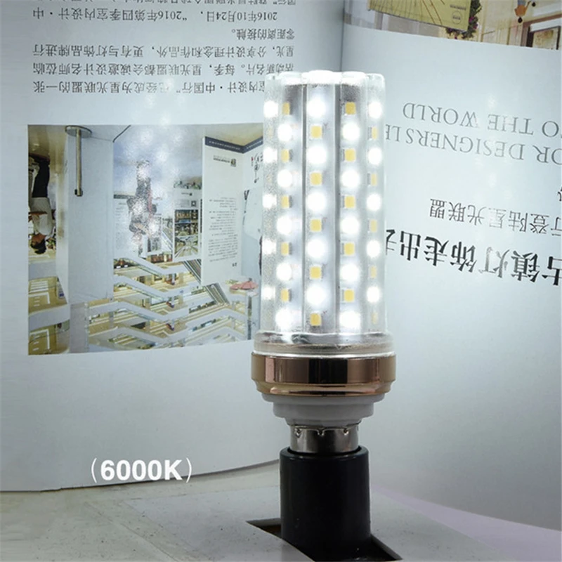 E27 Светодиодный светильник E14 светодиодный лампочка SMD2835 AC85-265V Кукуруза Лампа 12 Вт/16 Вт/20 Вт/24 Вт люстра светодиодный светильник для украшения дома ампул