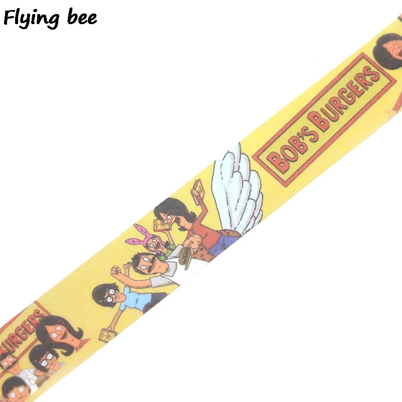 Flyingbee 15 мм X 5 м Бумага васи лента Боб гамбургеров милый клейкая лента DIY Скрапбукинг наклейка этикетка маскирующая лента X0264