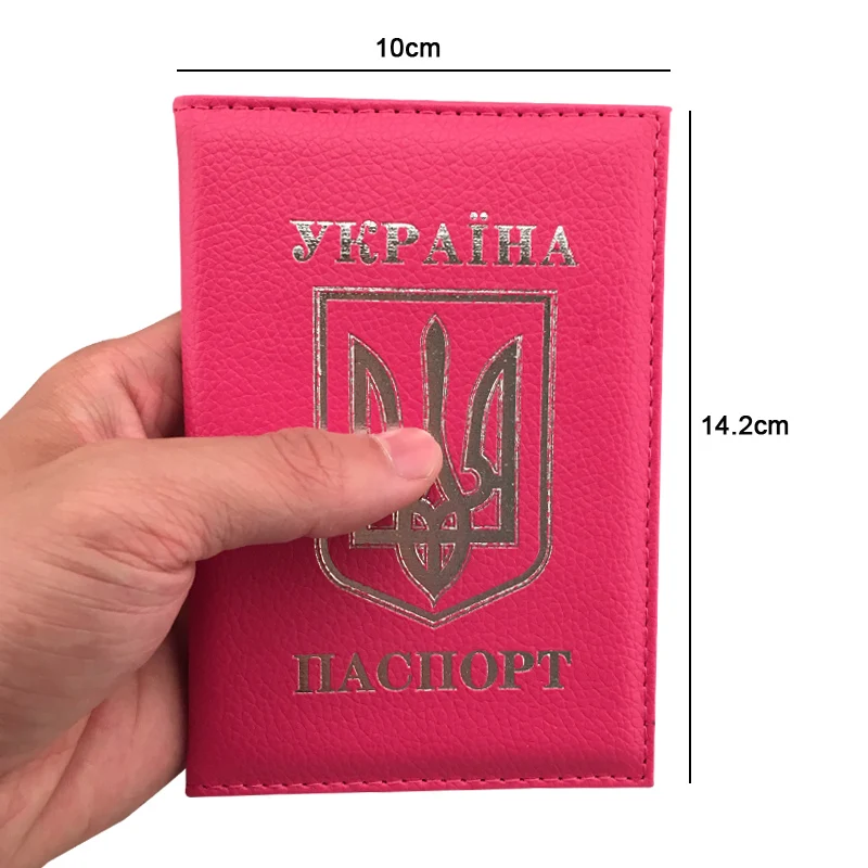 Zongshu новейший чехол держатель для паспорта из искусственной кожи розовый