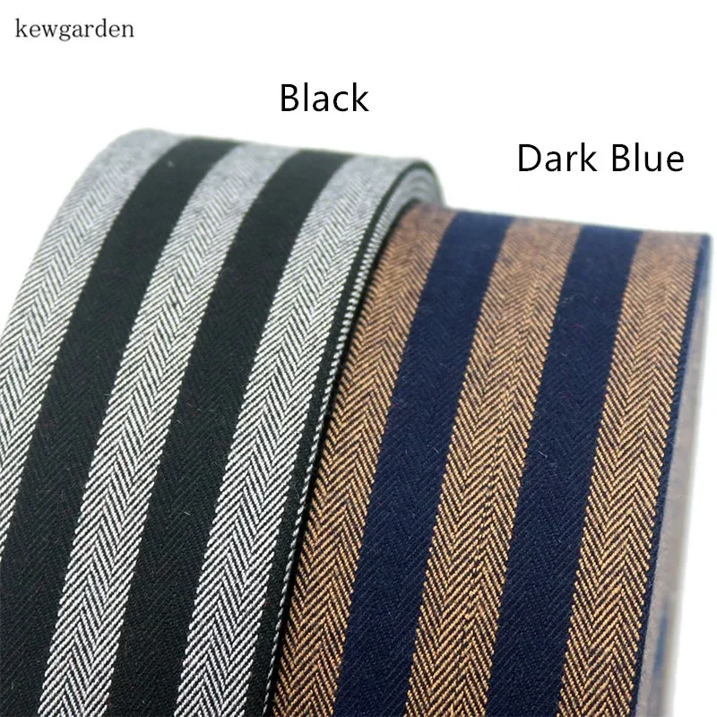 Kewgarden 50mm 5cm Handmade Satin Ribbon Stripe Cotton Layering Cloth Ribbons DIY Bowktie Tape Riband 2m/lot | Дом и сад