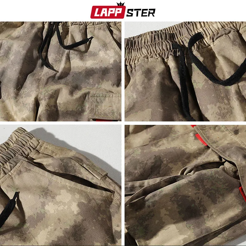 LAPPSTER Японская уличная одежда камуфляжные брюки карго мужские комбинезоны 2020 для