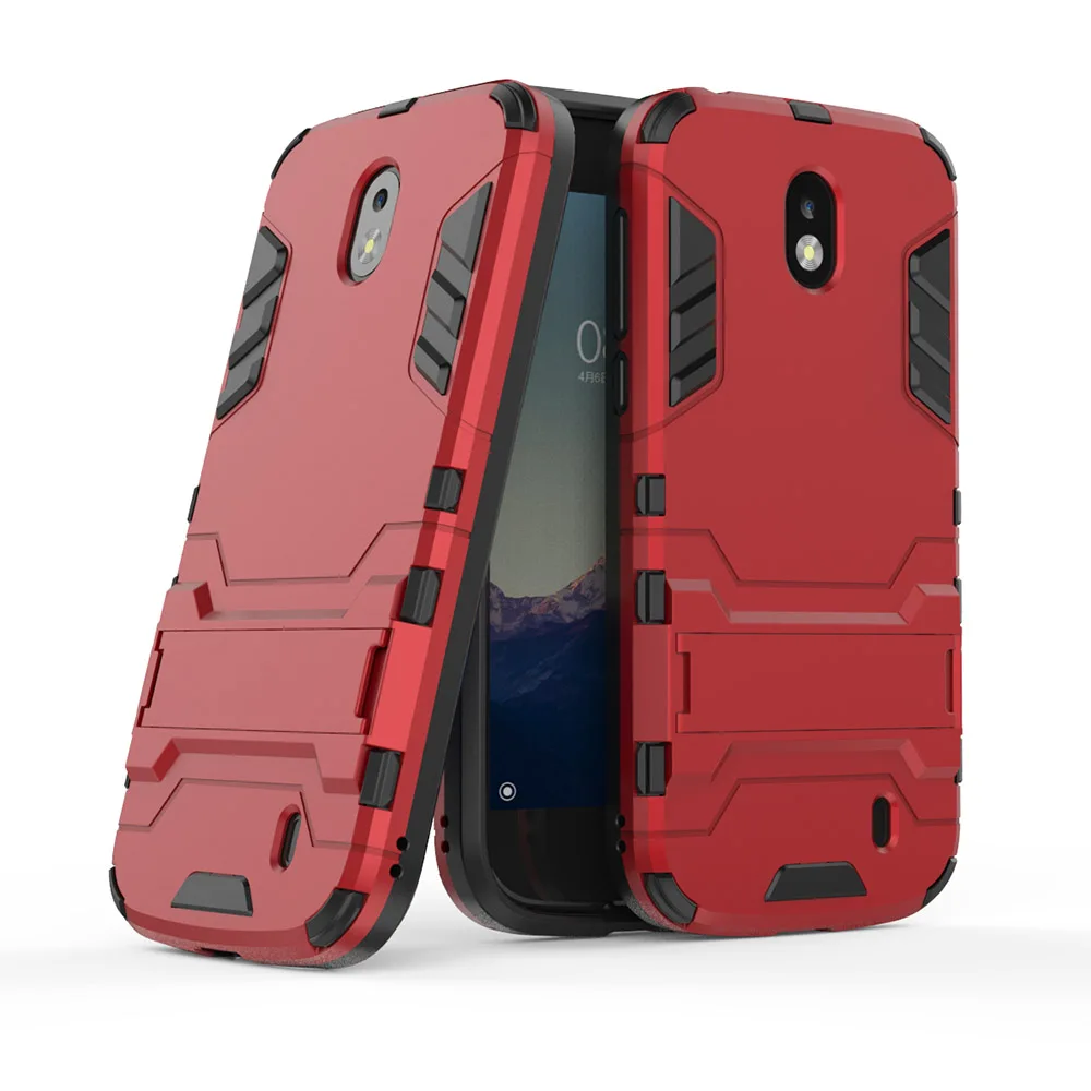 Новый чехол для Nokia 1 2018 Чехол Броня держатель Чехлы мобильных телефонов Защита