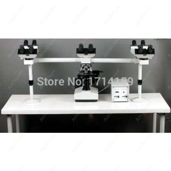 Учебный микроскоп-AmScope поставляет 5-наблюдательный микроскоп 40x-1600x | Инструменты