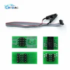 Модуль программатора USB SOIC8 SOP8 тестовый зажим для EEPROM 93CXX  25CXX  24CXX + CH341A 24 25 Series EEPROM Flash BIOS