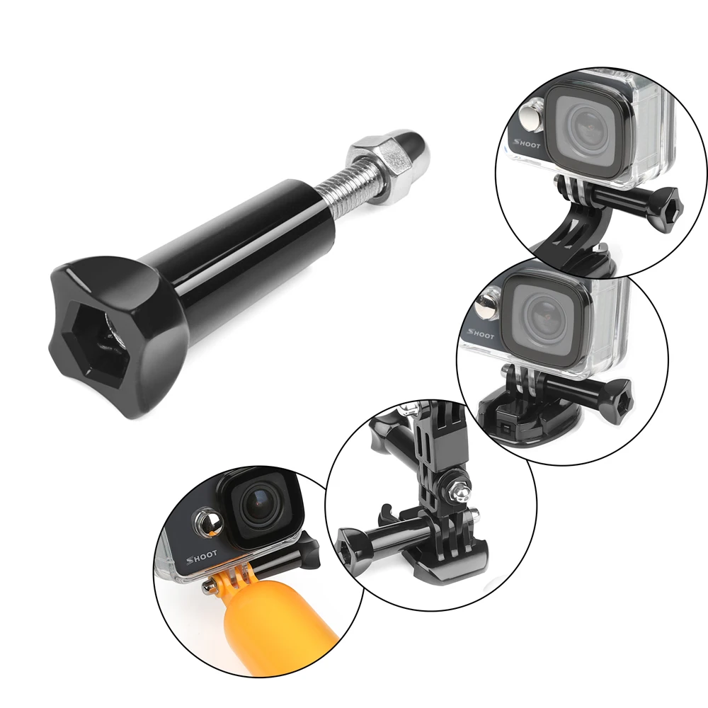 Аксессуары SHOOT для GoPro штатив с длинным винтом Hero 9 8 7 5 Black Xiaomi Yi 4K Sjcam M10 Sj8 Eken H9|screw for