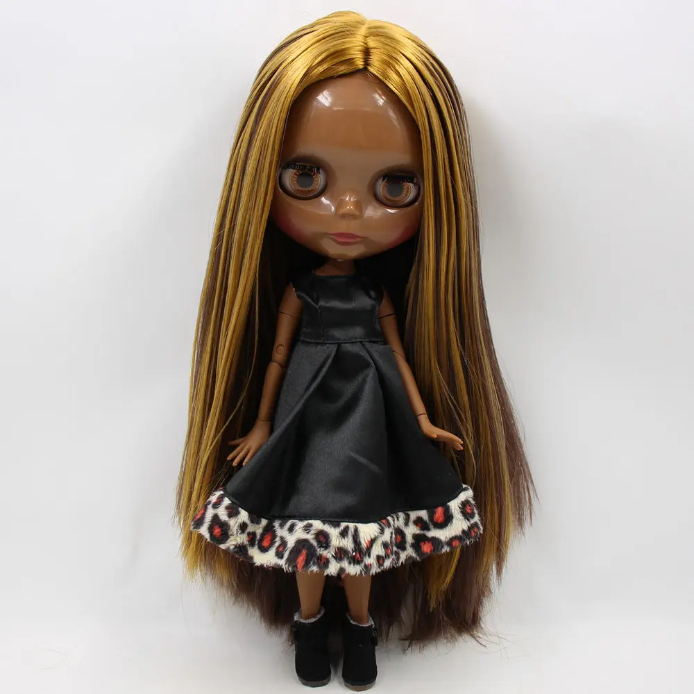 Ледяной DBS Blyth кукольные нет. BL0635/0222 золотой микс каштановые волосы шарнирное тело