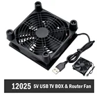 10 шт. Gdstime 5 В USB питание DIY PC Маршрутизатор вентилятор ТВ коробка Destop Вентилятор охлаждения 120 мм 12 см 120x25 мм с вентилятором фильтр гриль защитная сетка