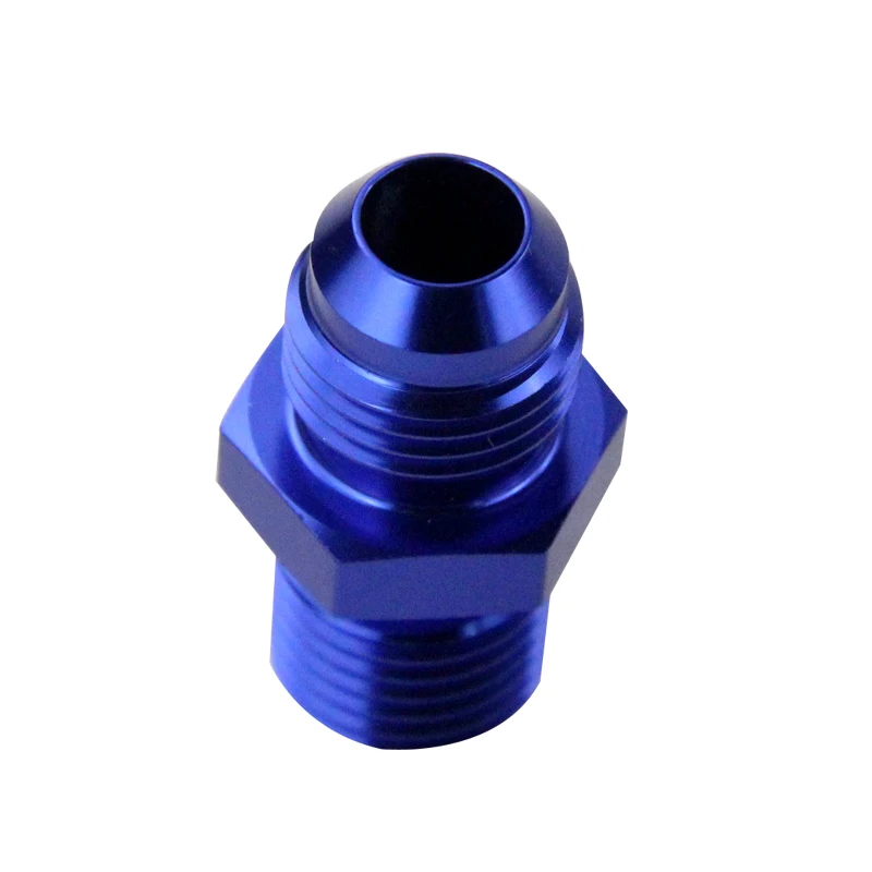 PQY BLUE Male 6AN 6 An Flare to M14x1.5 (мм) метрический прямой фитинг от до M14 * 1 5 Port. Адаптер SL816 06 143